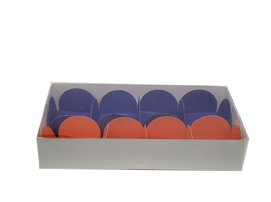 Caixa Branca com Tampa Transparente de Acetato CH-13 15,5x8x3