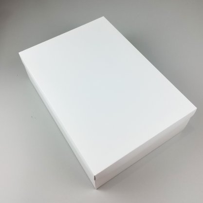 Caixa Branca Kraft para Sapato (G) – unidade – CTBOX