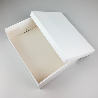 Caixa Branca Kraft para Sapato (G) – unidade – CTBOX