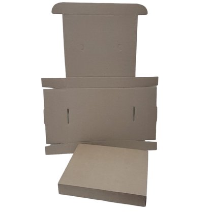 Caixa de Papelão Articulada para Doces e Salgados Grande – 42cm X 35,5cm X 6,8cm 