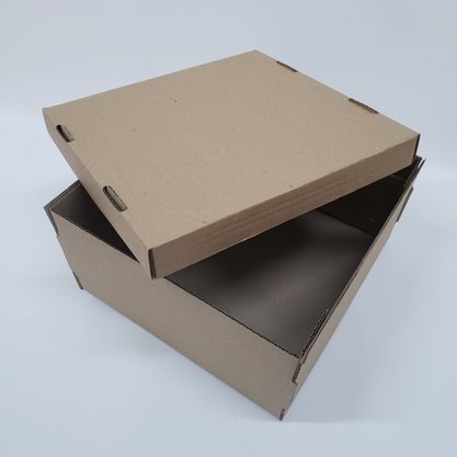 Caixa de Papelão para Bolos e Tortas Pequena.