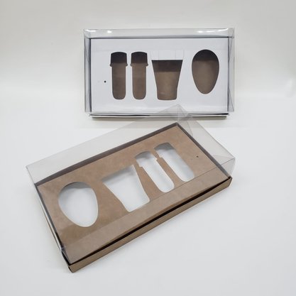 Caixa Kit Confeiteiro para Ovo de Colher 150g Dupla face – 10 unidades