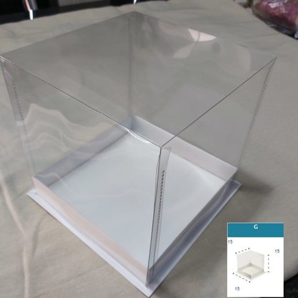 Caixa Mini bolo Grande 15x15x15 – unidade – CAC