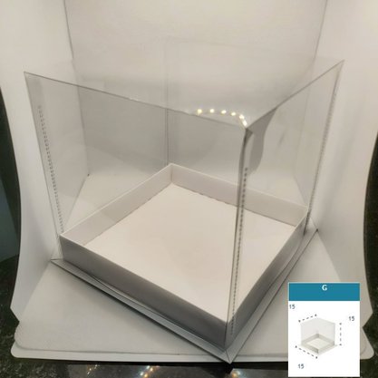 Caixa Mini bolo Grande 15x15x15 – unidade – CAC