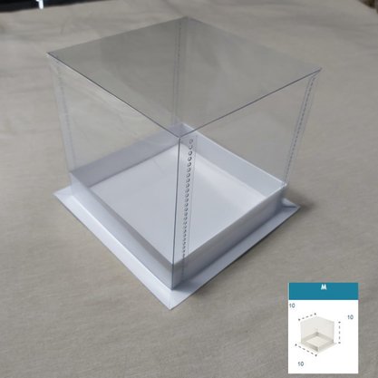 Caixa Mini bolo Média 10x10x10 – unidade – CAC