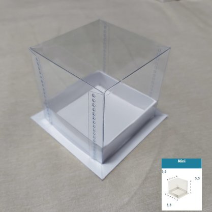 Caixa Mini bolo Mini 5,5x5,5x5,5 – unidade – CAC
