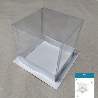 Caixa Mini bolo PP 7,5x7,5x7,5 – unidade – CAC