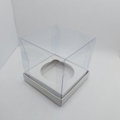 Caixa Mini bolo PP sem aba 7,5x7,5x7,5 – 10 unid – CAC