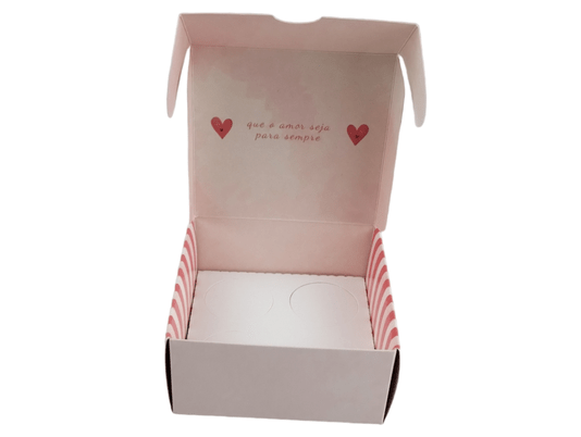 Caixa para 4 doces- Forever