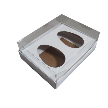Caixa para Ovo de Colher Duplo 150g Dupla face – 10 unidades