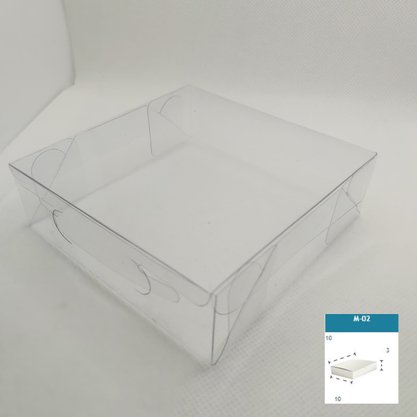Caixa PVC M-02 quadrada 10X10X3 – unidade – CAC