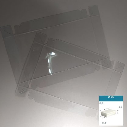 Caixa PVC M-05 retangular 19,5X11,5X2,5 – unidade – CAC