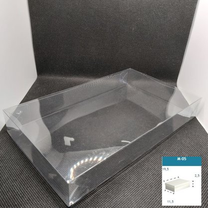 Caixa PVC M-05 retangular 19,5X11,5X2,5 – unidade – CAC