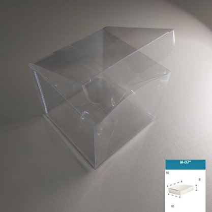 Caixa PVC M-07 quadrada 10X10X8 – unidade – CAC