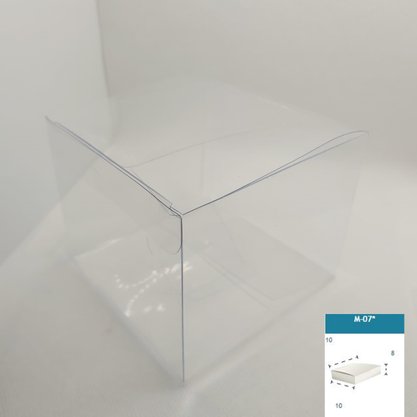 Caixa PVC M-07 quadrada 10X10X8 – unidade – CAC