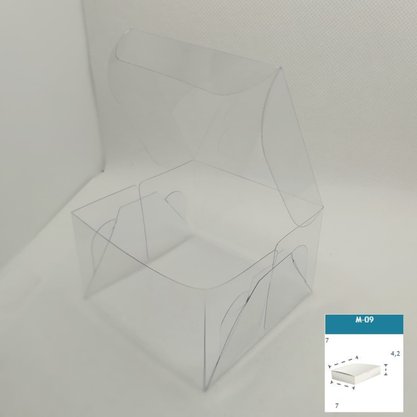 Caixa PVC M-09 quadrada 7X7X4,2 – unidade – CAC