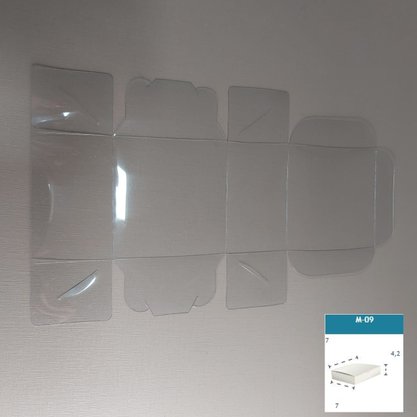 Caixa PVC M-09 quadrada 7X7X4,2 – unidade – CAC