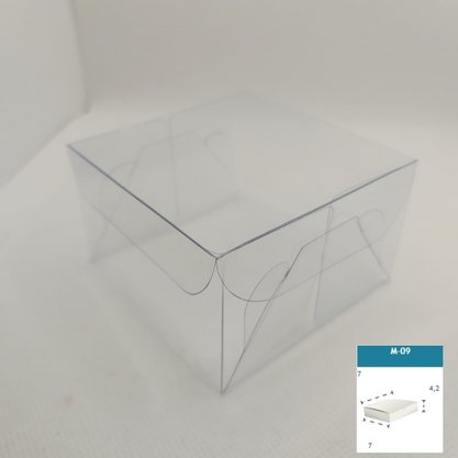 Caixa PVC M-09 quadrada 7X7X4,2 – unidade – CAC