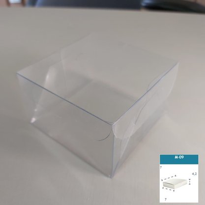 Caixa PVC M-09 quadrada 7X7X4,2 – unidade – CAC