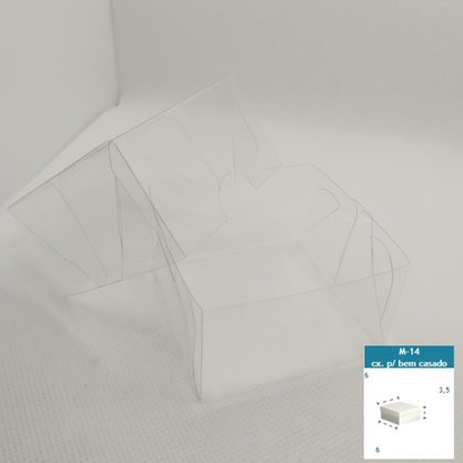 Caixa PVC M-14 quadrada 6X6X3,5 – unidade – CAC