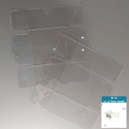 Caixa PVC M-14 quadrada 6X6X3,5 – unidade – CAC