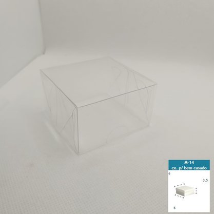 Caixa PVC M-14 quadrada 6X6X3,5 – unidade – CAC