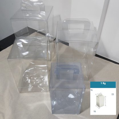 Caixa PVC para Ovo 1kg 16X16X23 – unidade – CAC