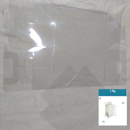 Caixa PVC para Ovo 1kg 16X16X23 – unidade – CAC