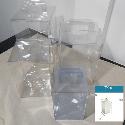 Caixa PVC para Ovo 250g 10X10X16,5 – unidade – CAC