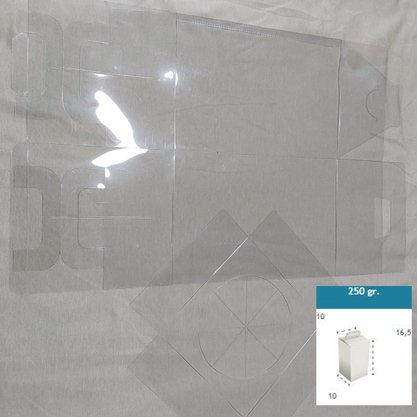 Caixa PVC para Ovo 250g 10X10X16,5 – unidade – CAC