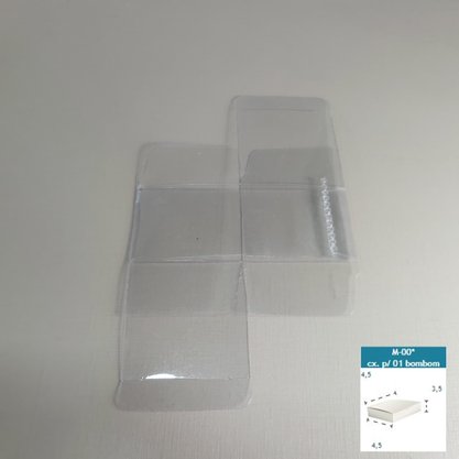 Caixa PVC M-00 quadrada 4,5X4,5X3,5 – unidade – CAC