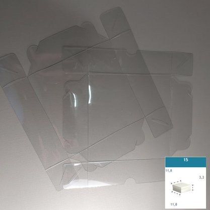 Caixa PVC Ref.15 quadrada 11,8X11,8X3,3 – unidade – CAC