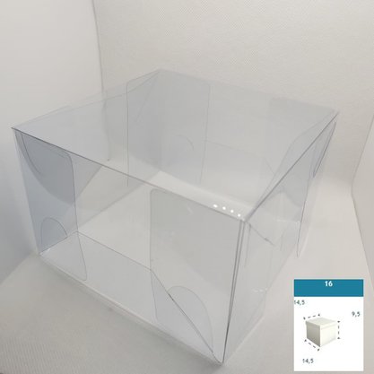 Caixa PVC Ref.16 quadrada 14,5X14,5X9,5 – unidade – CAC
