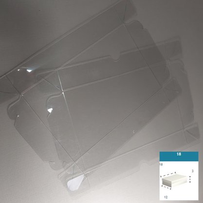 Caixa PVC Ref.18 retangular 18X12X3 – unidade – CAC