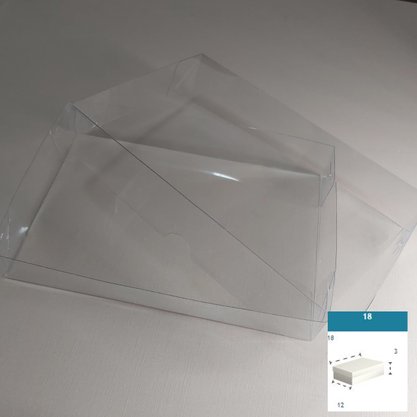 Caixa PVC Ref.18 retangular 18X12X3 – unidade – CAC