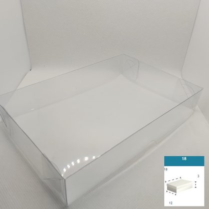 Caixa PVC Ref.18 retangular 18X12X3 – unidade – CAC