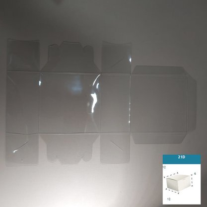 Caixa PVC Ref.21D quadrada 12X12X6 – unidade – CAC