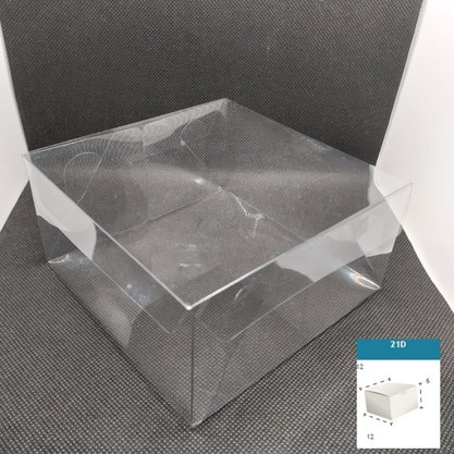 Caixa PVC Ref.21D quadrada 12X12X6 – unidade – CAC