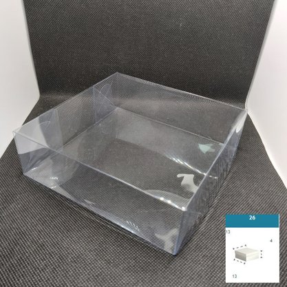 Caixa PVC Ref.26 quadrada 13X13X4 – unidade – CAC