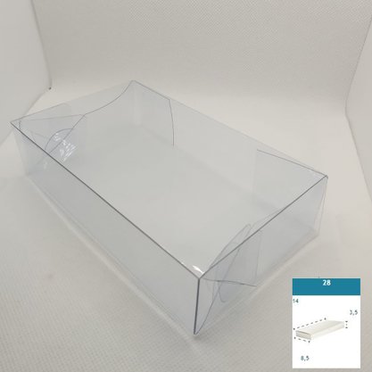 Caixa PVC Ref.28 retangular 14X8,5X3,5 – unidade – CAC