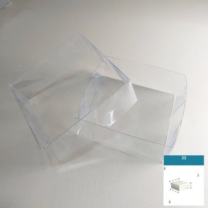 Caixa PVC Ref.32 quadrada 8X8X3 – unidade – CAC