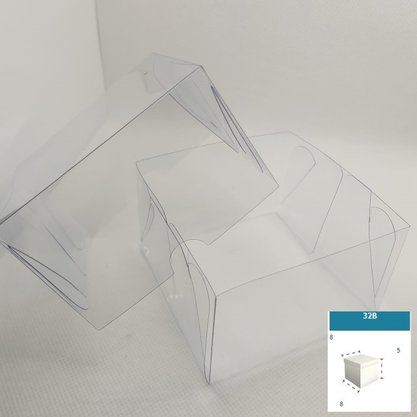Caixa PVC Ref.32B quadrada 8X8X5 – unidade – CAC