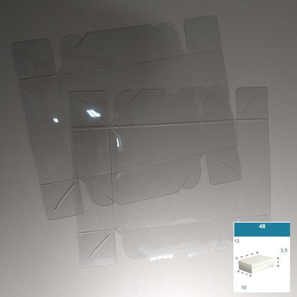 Caixa PVC Ref.48 retangular 13X10X3,5 – unidade – CAC