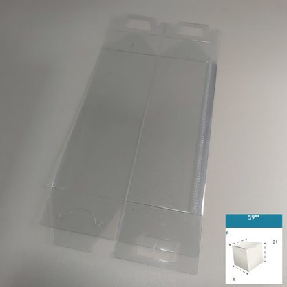 Caixa PVC Ref.59 quadrada 8X8X21 – unidade – CAC