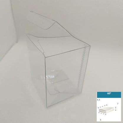 Caixa PVC Ref.60 retangular 5,5X5X7 – unidade – CAC