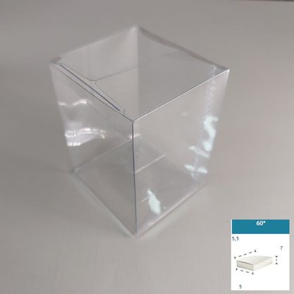 Caixa PVC Ref.60 retangular 5,5X5X7 – unidade – CAC