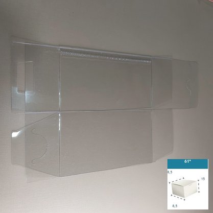 Caixa PVC Ref.61 quadrada 8,5X8,5X15 – unidade – CAC