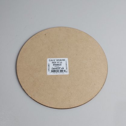 Cake Board Mdf - Branco - Redondo 15cm – Curifest