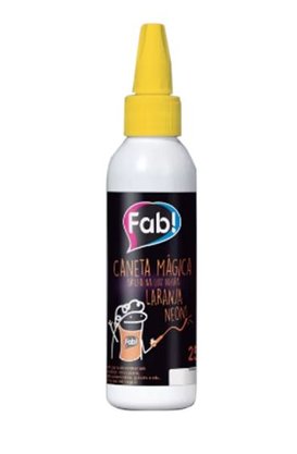Caneta em Gel Laranja Neon 60g - Fab