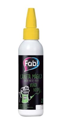 Caneta em Gel Verde Neon 60g - Fab